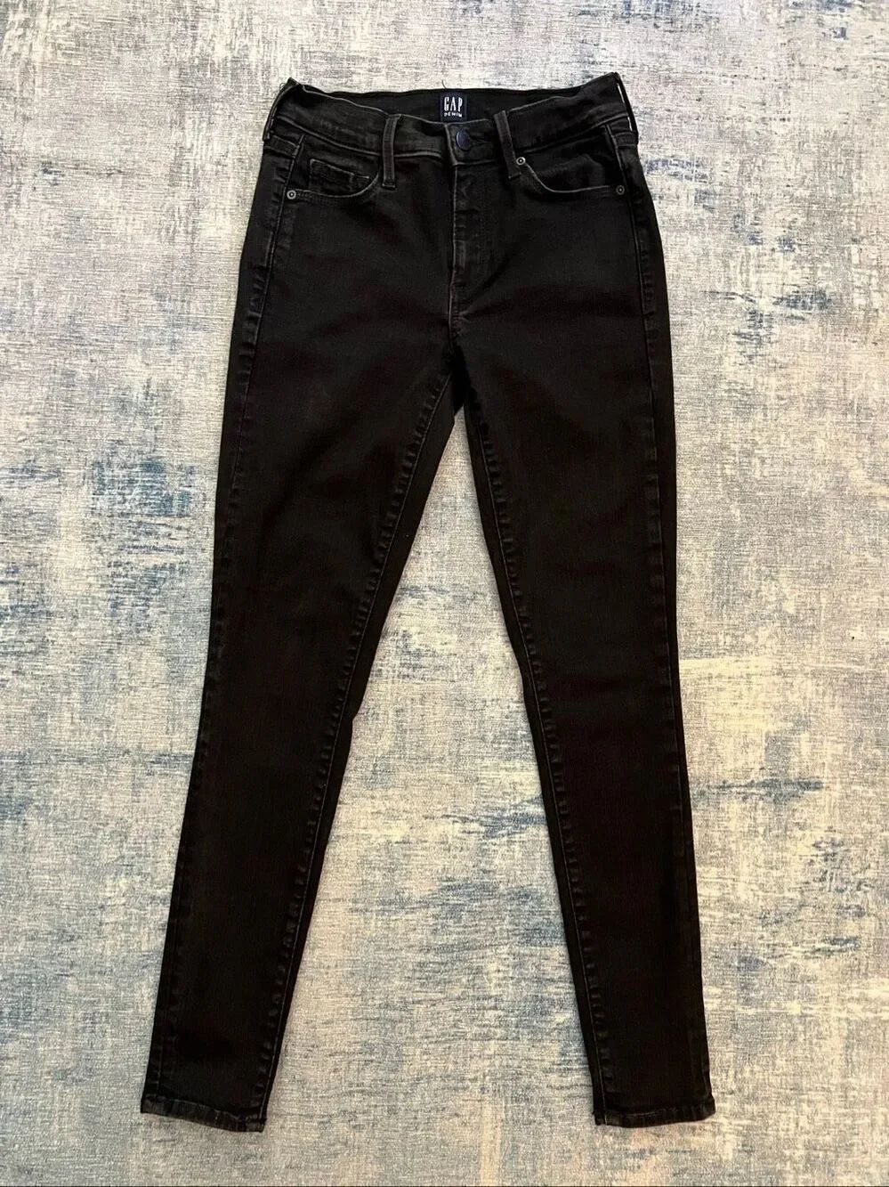 Gap Denim Black True Skinny Sculp Jeans Size 0 / 25
